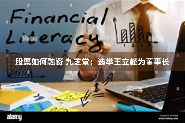 股票如何融资 九芝堂：选举王立峰为董事长