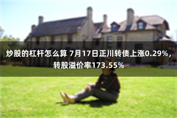 炒股的杠杆怎么算 7月17日正川转债上涨0.29%，转股溢价率173.55%