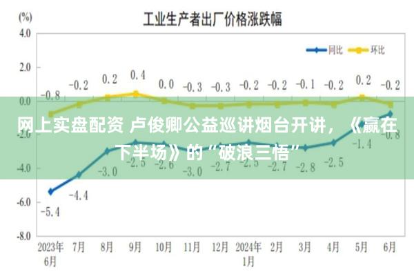 网上实盘配资 卢俊卿公益巡讲烟台开讲，《赢在下半场》的“破浪三悟”