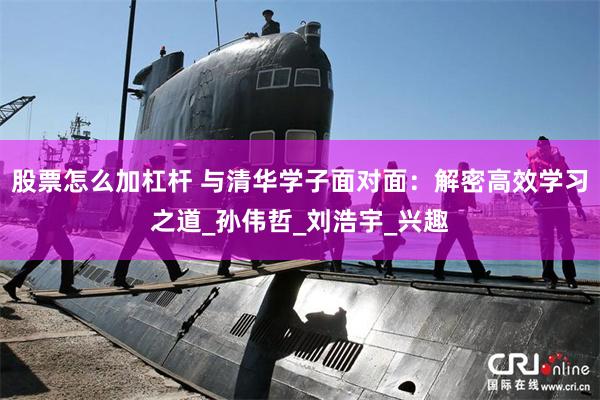 股票怎么加杠杆 与清华学子面对面：解密高效学习之道_孙伟哲_刘浩宇_兴趣