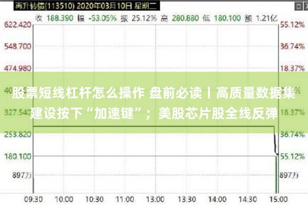 股票短线杠杆怎么操作 盘前必读丨高质量数据集建设按下“加速键”；美股芯片股全线反弹