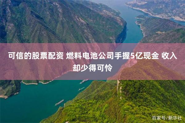 可信的股票配资 燃料电池公司手握5亿现金 收入却少得可怜