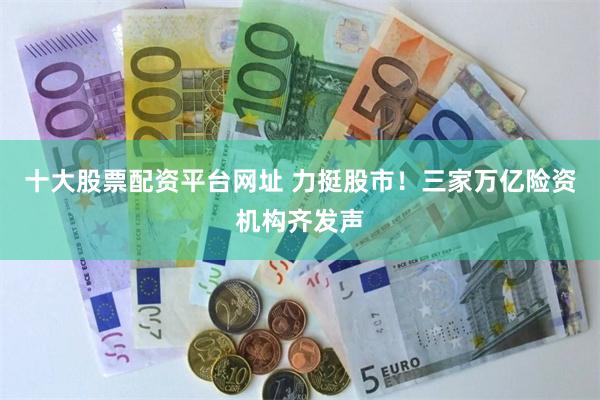 十大股票配资平台网址 力挺股市！三家万亿险资机构齐发声