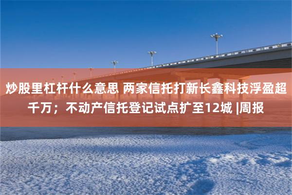 炒股里杠杆什么意思 两家信托打新长鑫科技浮盈超千万；不动产信托登记试点扩至12城 |周报