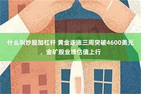 什么叫炒股加杠杆 黄金连涨三周突破4600美元,金矿股业绩估值上行