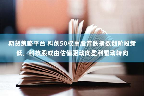 期货策略平台 科创50权重股普跌指数创阶段新低，科技股或由估值驱动向盈利驱动转向