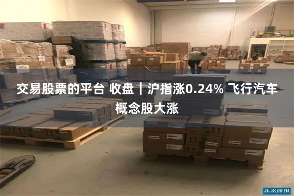 交易股票的平台 收盘｜沪指涨0.24% 飞行汽车概念股大涨