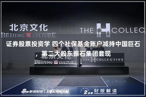 证券股票投资学 四个社保基金账户减持中国巨石，第二大股东振石集团套现